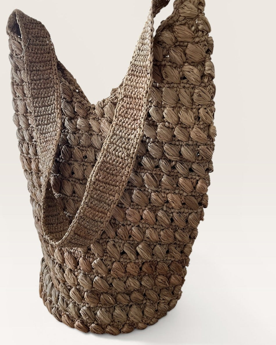 Borsa a V con automatico NATURELLEMENT