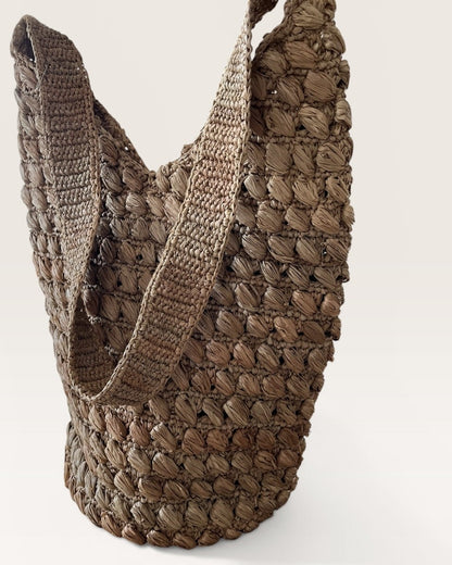 Borsa a V con automatico NATURELLEMENT