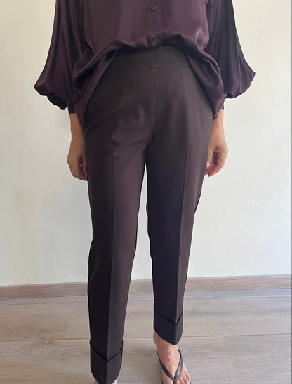 Pantalone Furfantello in tessuto punto Milano art. S39YBGFURFATOUCH Sandro Ferrone
