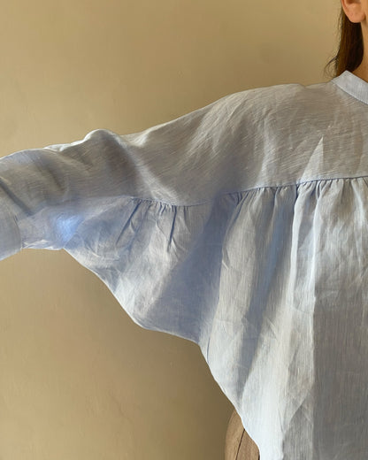 Camicia cropped con arriccio art. REGINA CENTOLINO