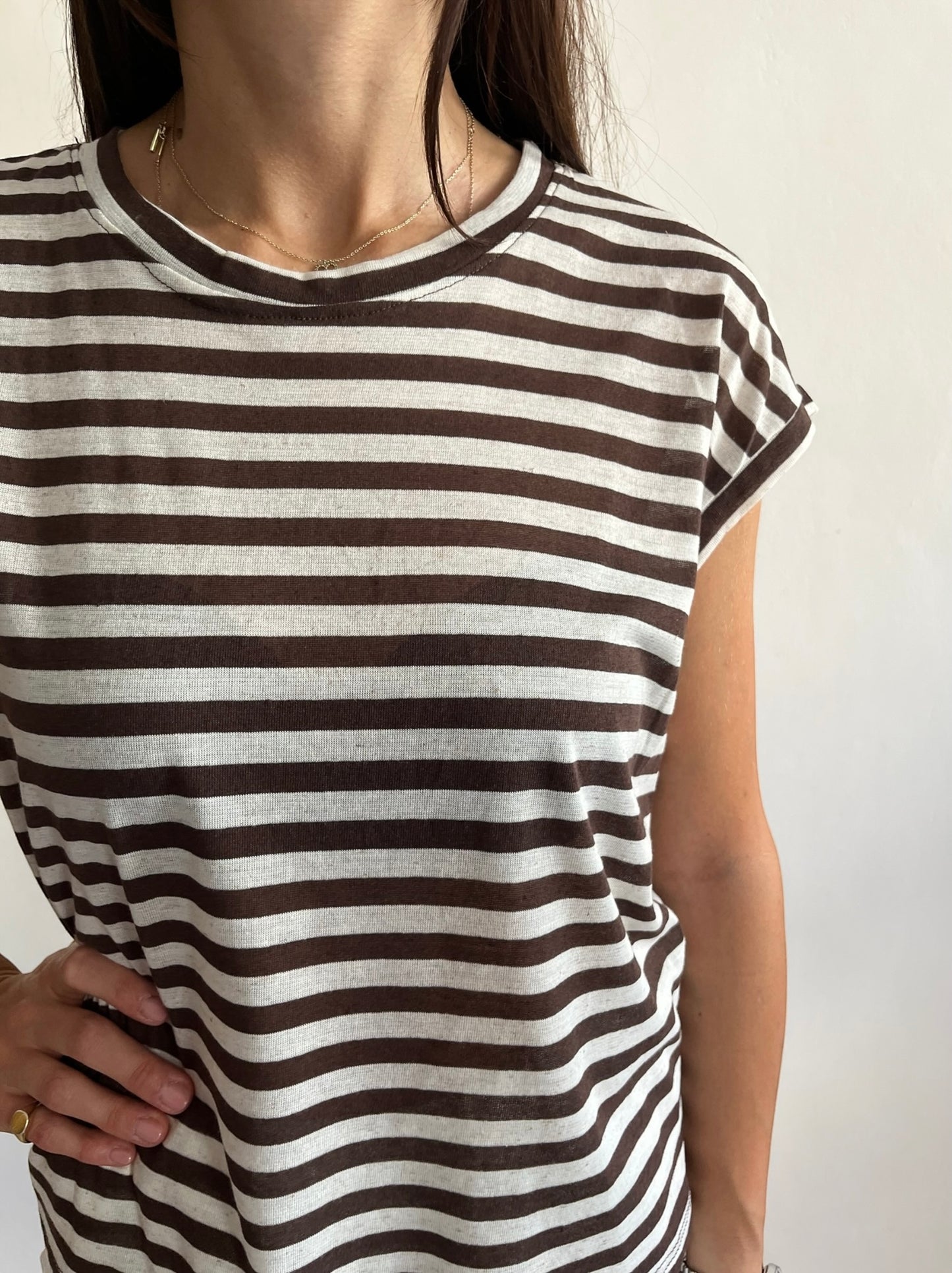 T-shirt a righe art.26323 CHEAP&CHIC