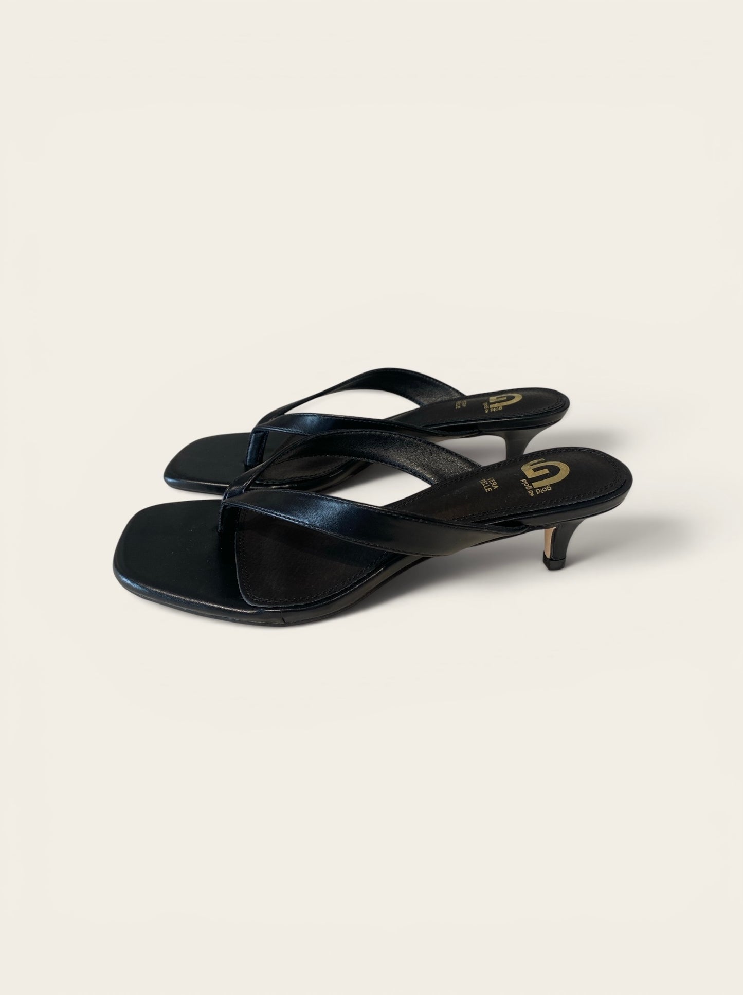 Sandalo infradito tacco kitten art.GD481 GOLD&GOLD