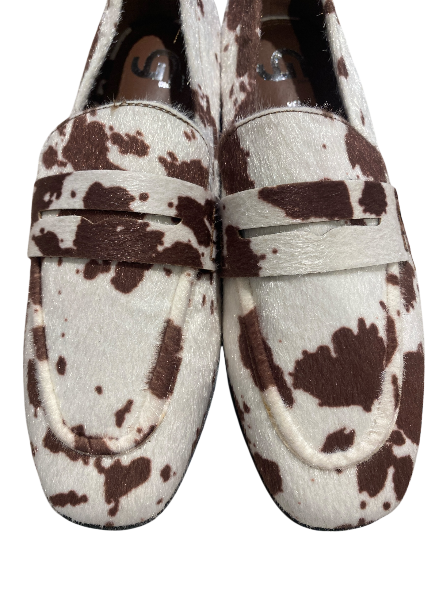 Mocassino stampa cow print art.  GB872 GOLD&GOLD