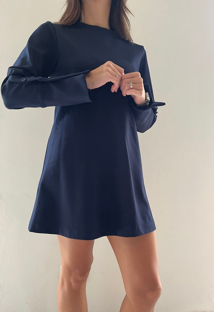 Abitino in felpa con polsino a camicia art. FW260156 TENSIONE IN