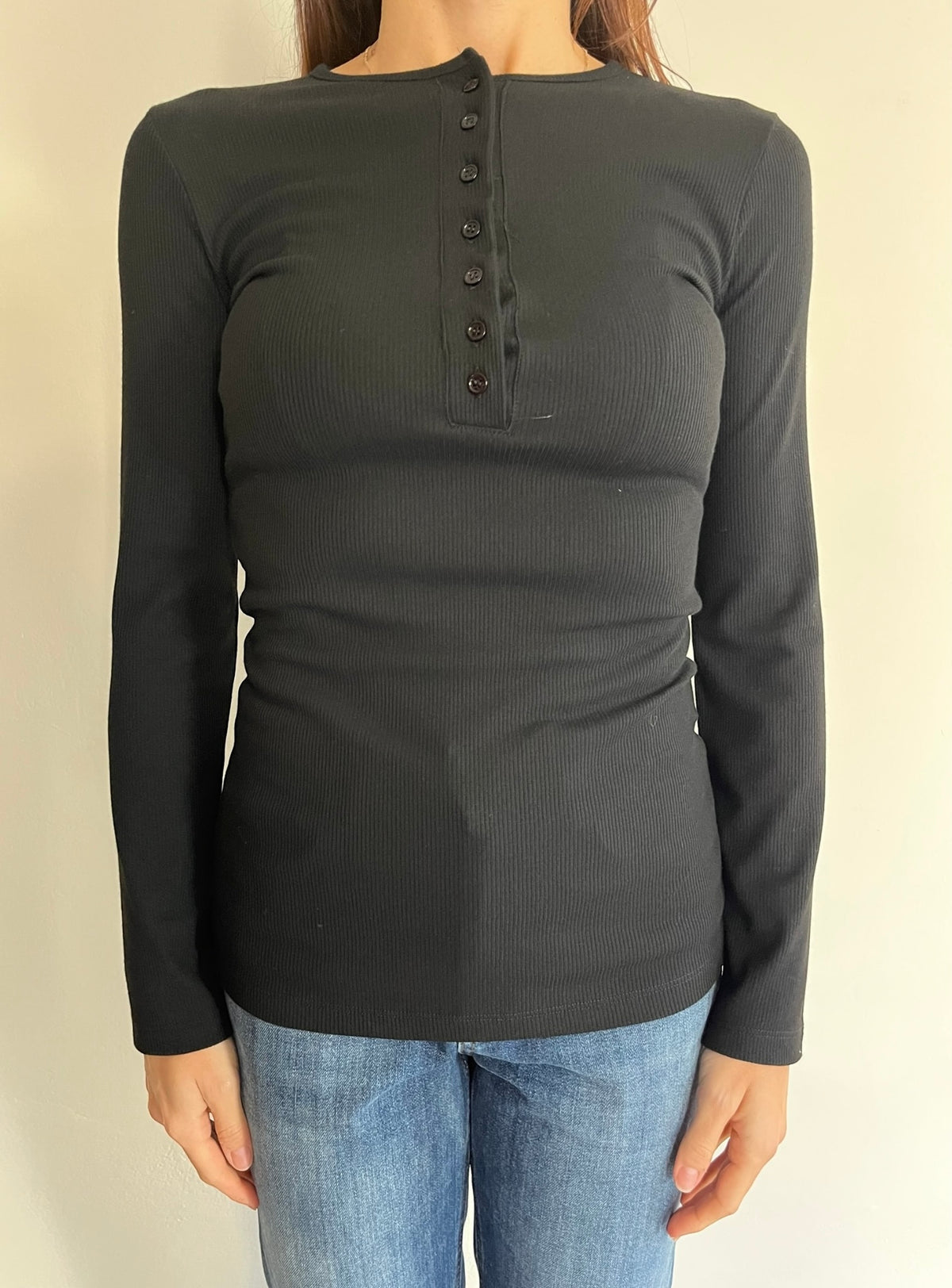 T-shirt serafino a costine 7 bottoni art. UAC0044 VICOLO