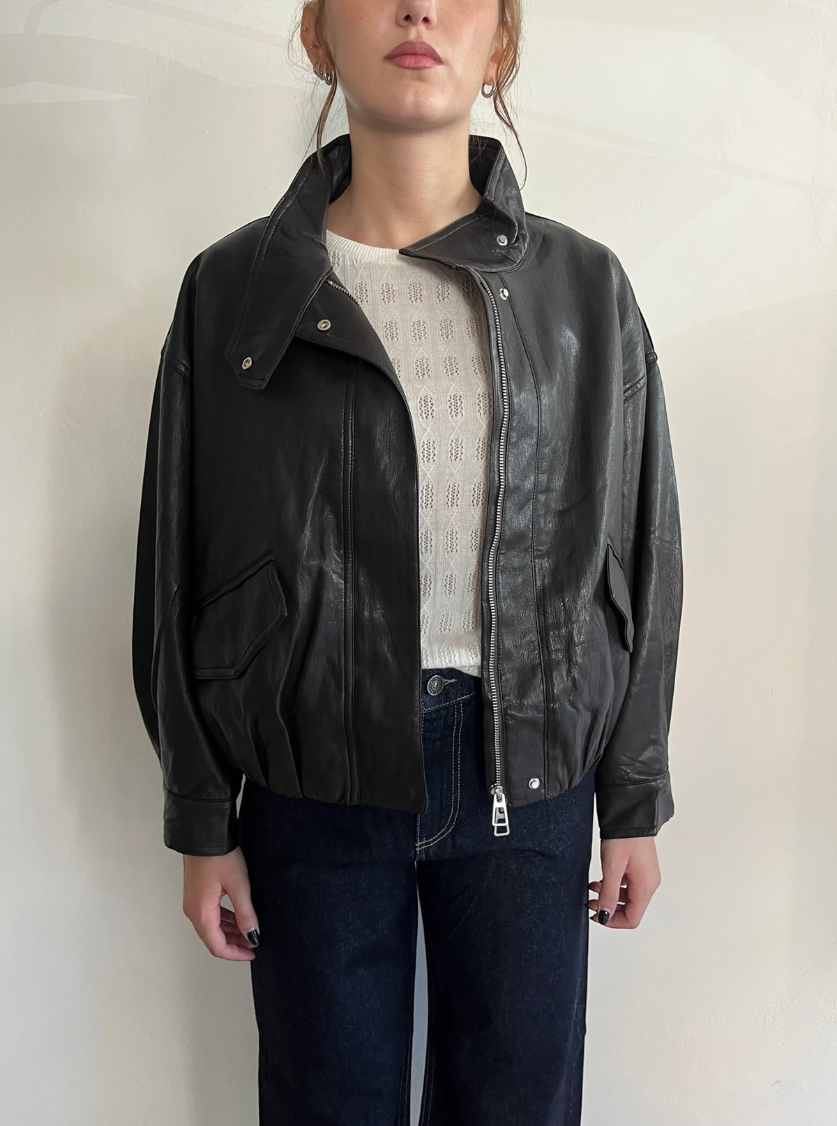 Bomber in ecopelle Art. EVELIS ARTLOVE