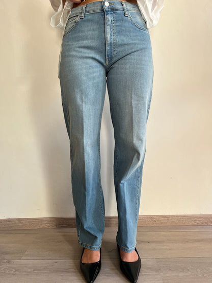 Jeans straight fit a vita media art. Nina DAC5145