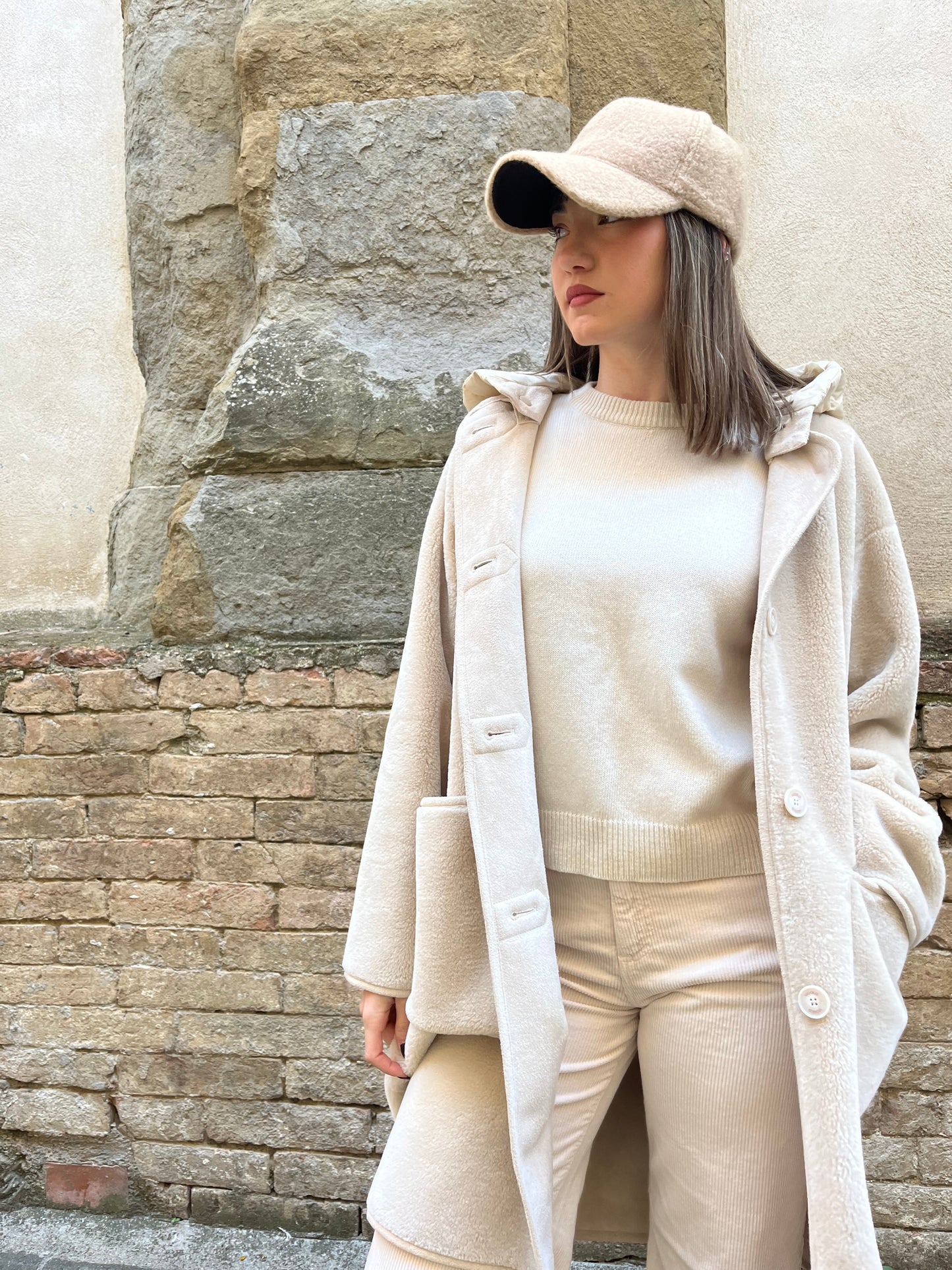 Ecomontone Teddy lungo art. TF0018 VICOLO