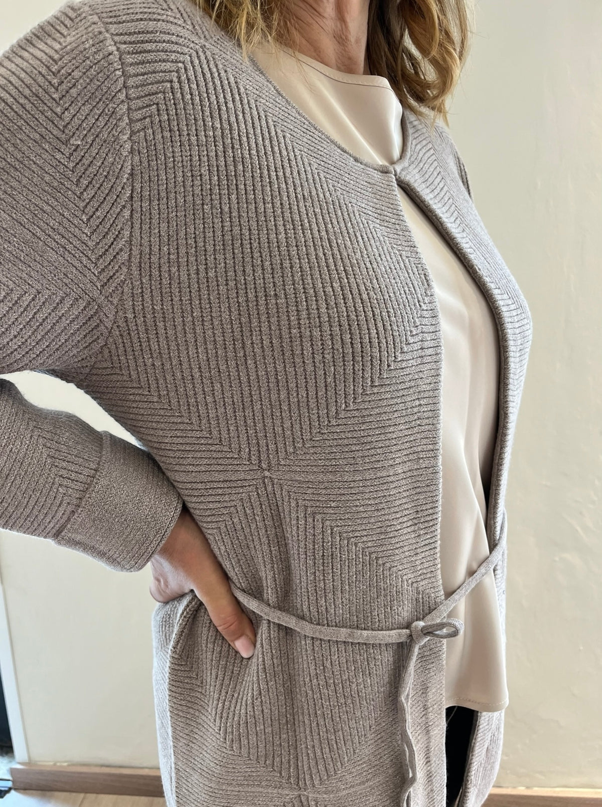 Cardigan in maglia ART.L138YBG PAELLA Lola By  SANDRO FERRONE