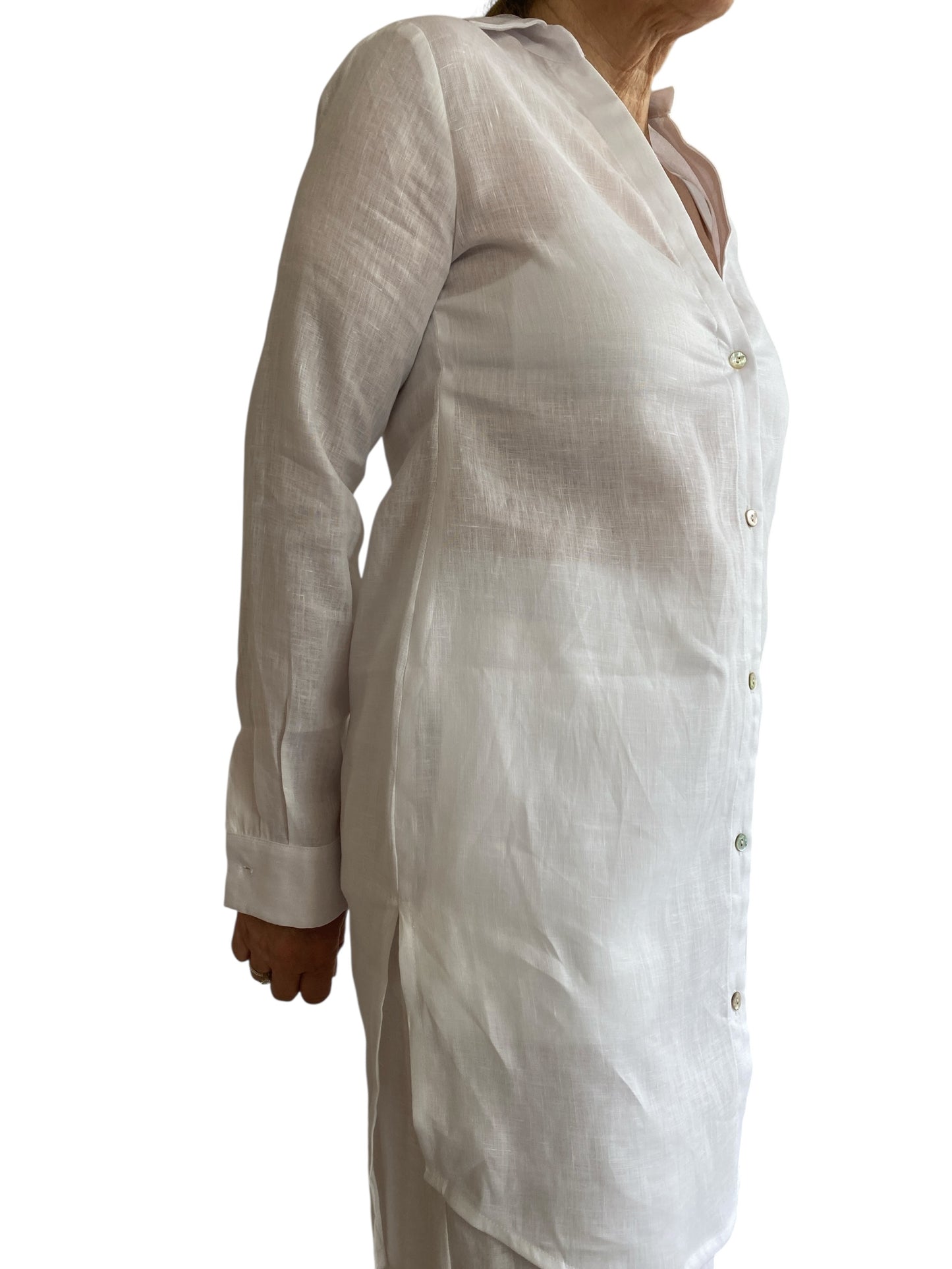 Camicia lunga scollo V art. GINGER CENTOLINO