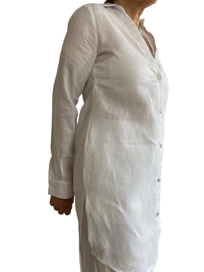 Camicia lunga scollo V art. GINGER CENTOLINO