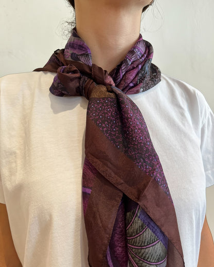 Foulard quadrato in seta stampato art. A3XBF FAXIL SANDRO FERRONE