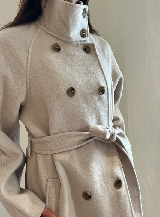 Cappotto lungo doppio petto con cinta art.TAC0023 VICOLO