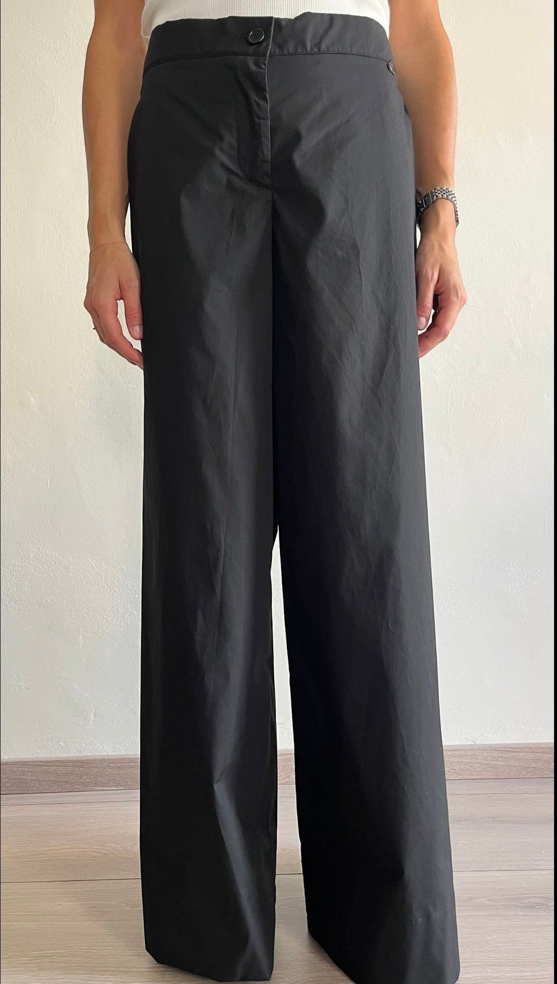 Pantalone a palazzo nero art. PEA5RAA DIXIE
