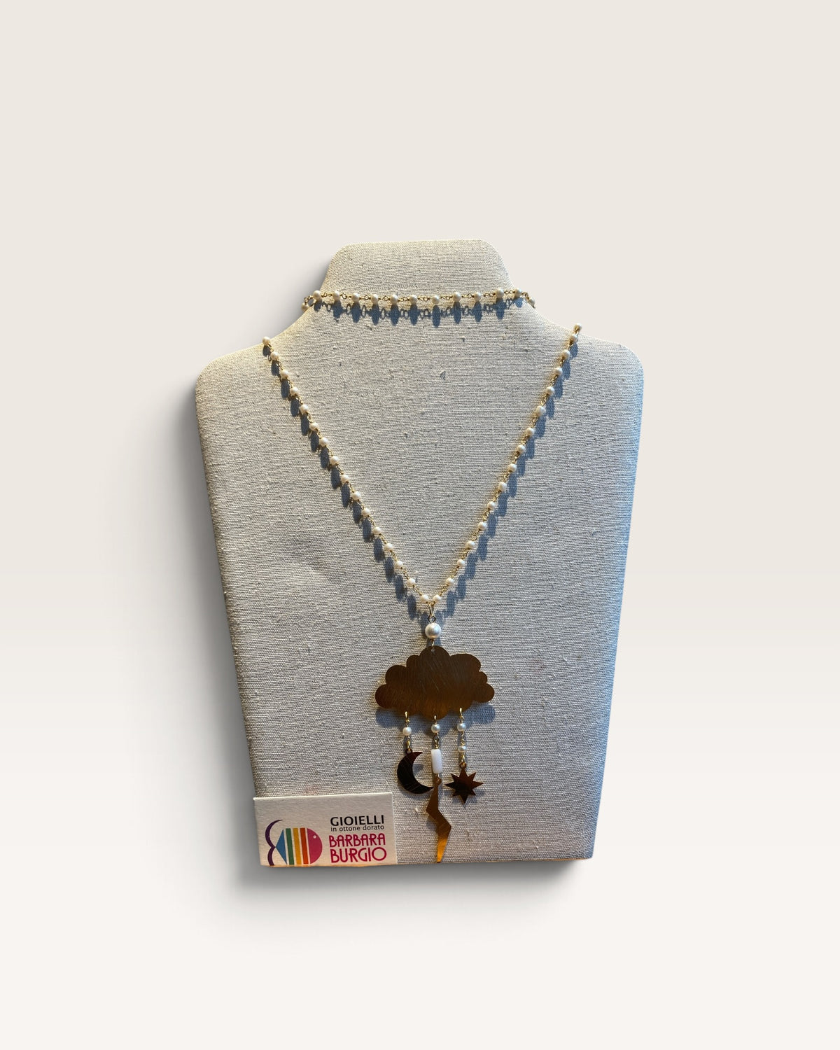 Collana rosario lunga con charms BARBARA BURGIO