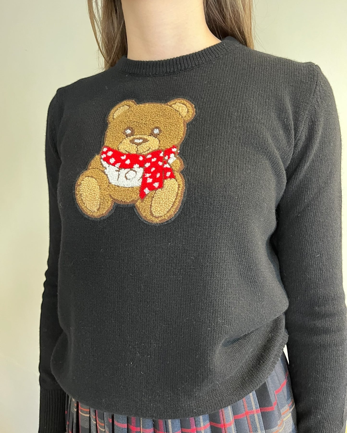 Maglia orsetto sciarpa art. 77335F VICOLO