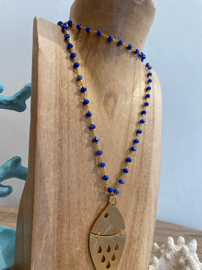 Collana rosario con pesce BARBARA BURGIO