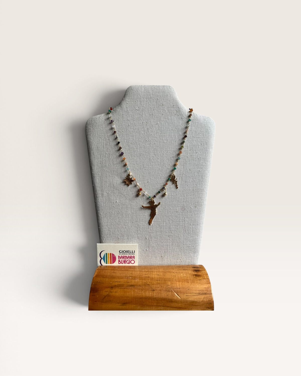 Collana rosario corta con charms tema favole - Barbara Burgio