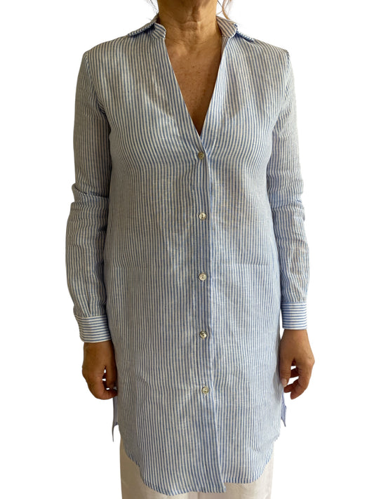 Camicia lunga scollo V art. GINGER CENTOLINO