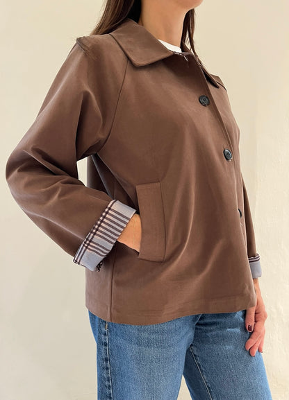 Giacchina con fodera check Art.82599