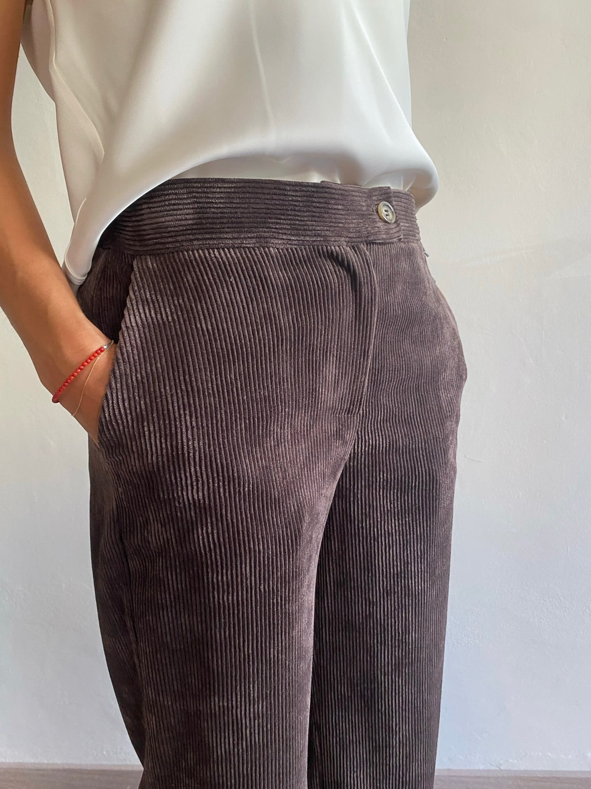 Pantalone ampio a coste in velluto art.P845B039A DIXIE