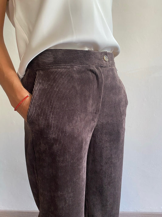 Pantalone ampio a coste in velluto art.P845B039A DIXIE