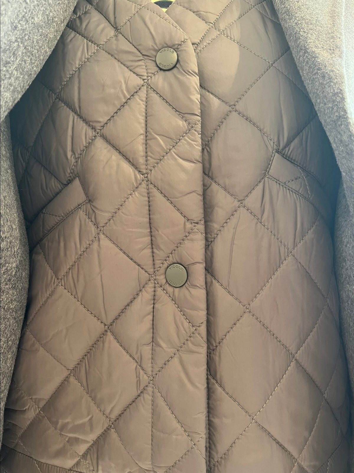 Cappotto con gilet imbottito art.TAC0081 VICOLO