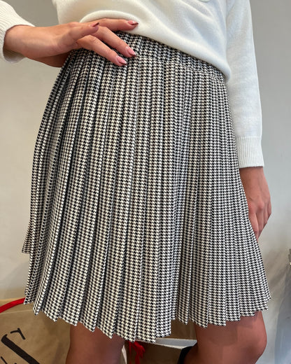 Gonna corta plissé pied de poule art. TF2215 VICOLO