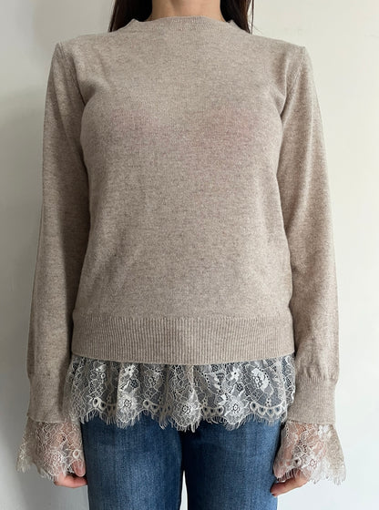 Maglia con inserti in pizzo D82636. MOTEL
