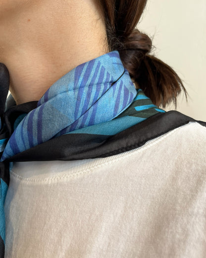 Foulard in seta stampato art. A3XBF FAIZ SANDRO FERRONE