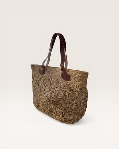 Borsa in rafia Rosy NATURELLEMENT