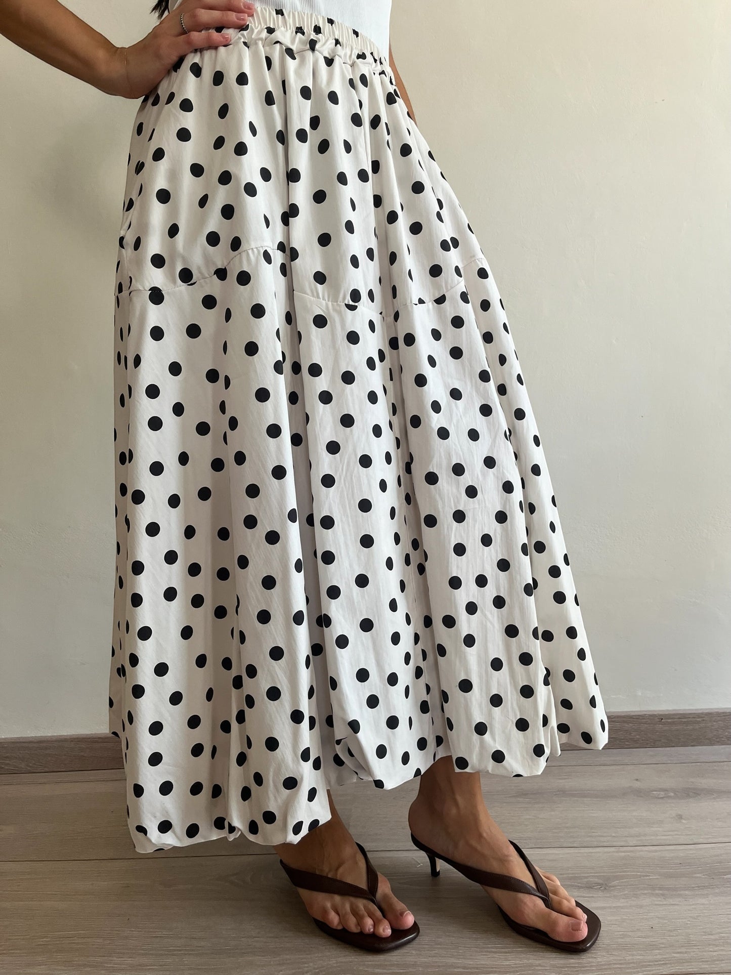 Gonna a palloncino a pois art. 8103 Cheap&Chic