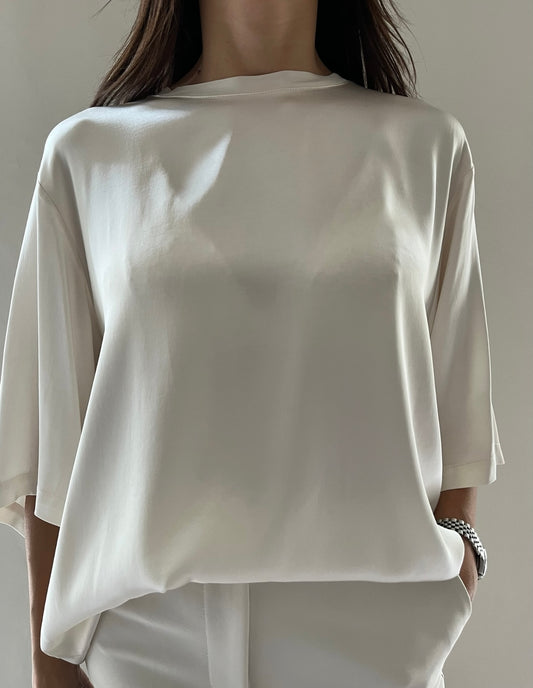 Blusa in raso di viscosa art. T78B022 DIXIE