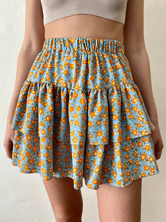 Minigonna floreale  Cheap & Cheap