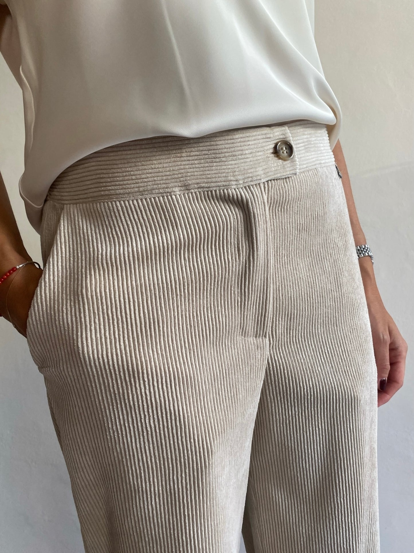 Pantalone ampio a coste in velluto art.P845B039A DIXIE