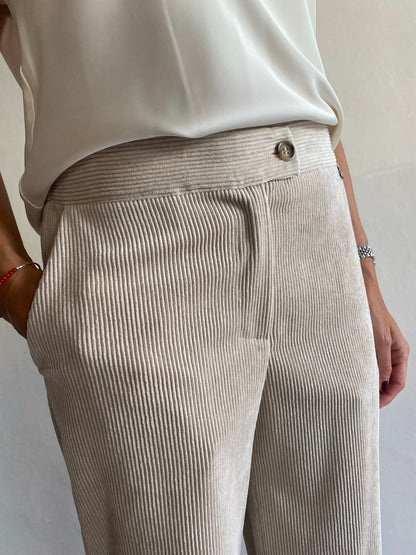 Pantalone ampio a coste in velluto art.P845B039A DIXIE