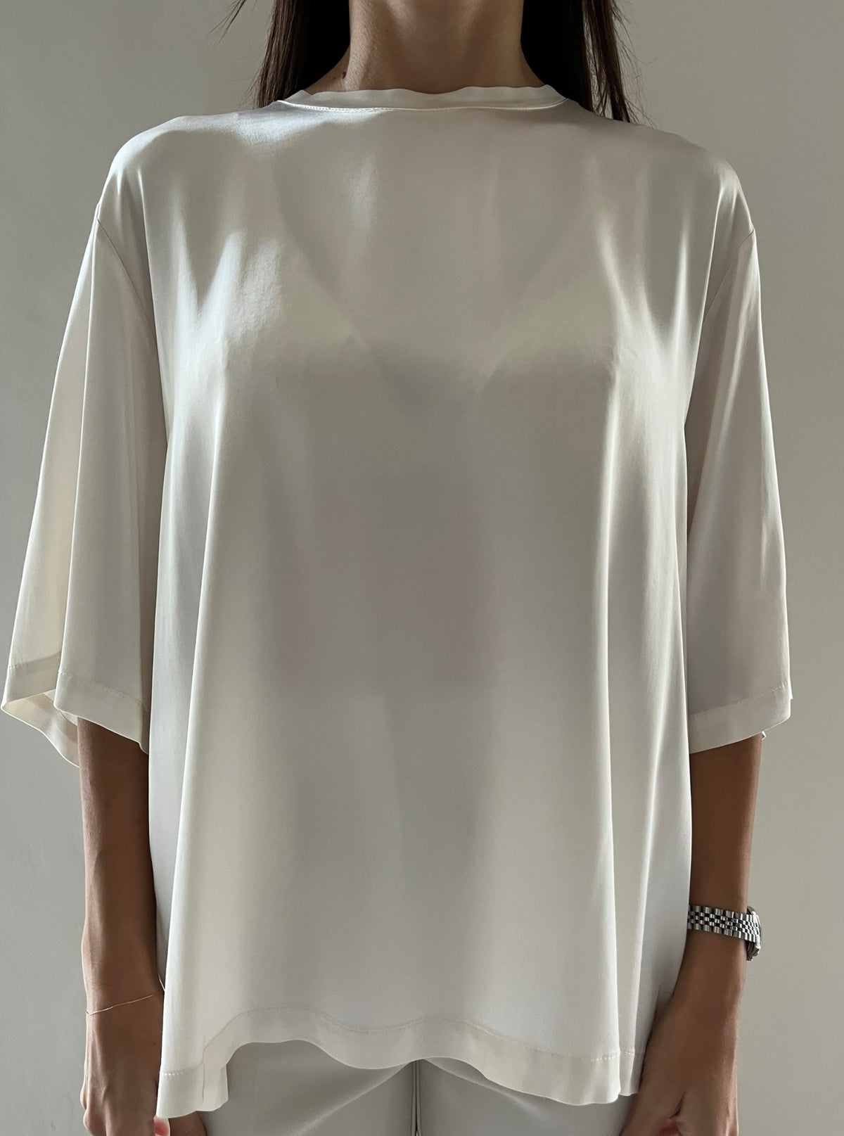 Blusa in raso di viscosa art. T78B022 DIXIE