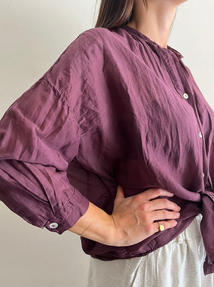 Camicia coreana in mussola art.BM164 CHEAP&CHIC