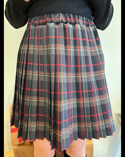 Gonna corta plisse tartan art. TF2143 VICOLO