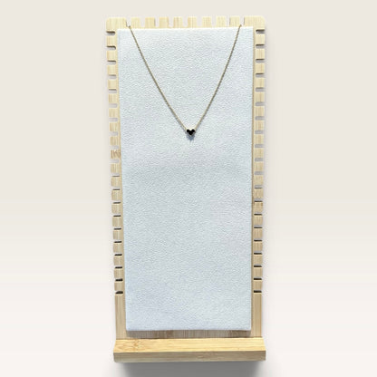 Collana con cuore nero “Lego” Cloel
