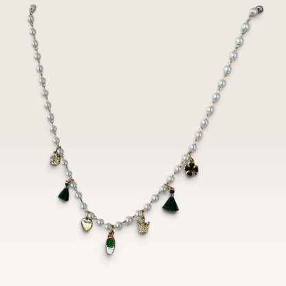 Collana con perline e charms Cactus Cloel