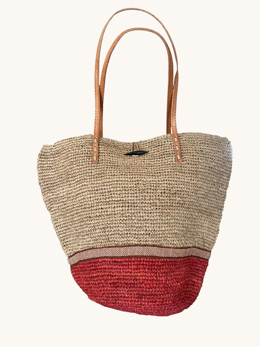 Borsa rafia art.AM703 ELIANINO LE VOYAGE EN PANIER