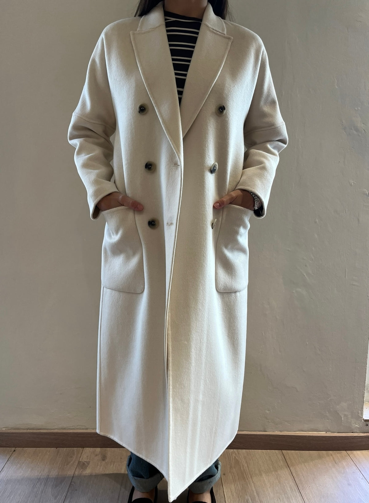 Cappotto lungo doppio petto “HAND MADE” art.TAC0001 VICOLO