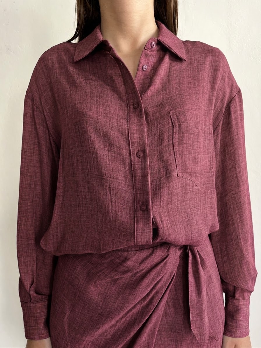 Camicia con taschino art. SI9SB207 Angela Davis