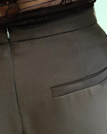 Pantalone palazzo con cerniera posteriore P6C5KSB IMPERIAL