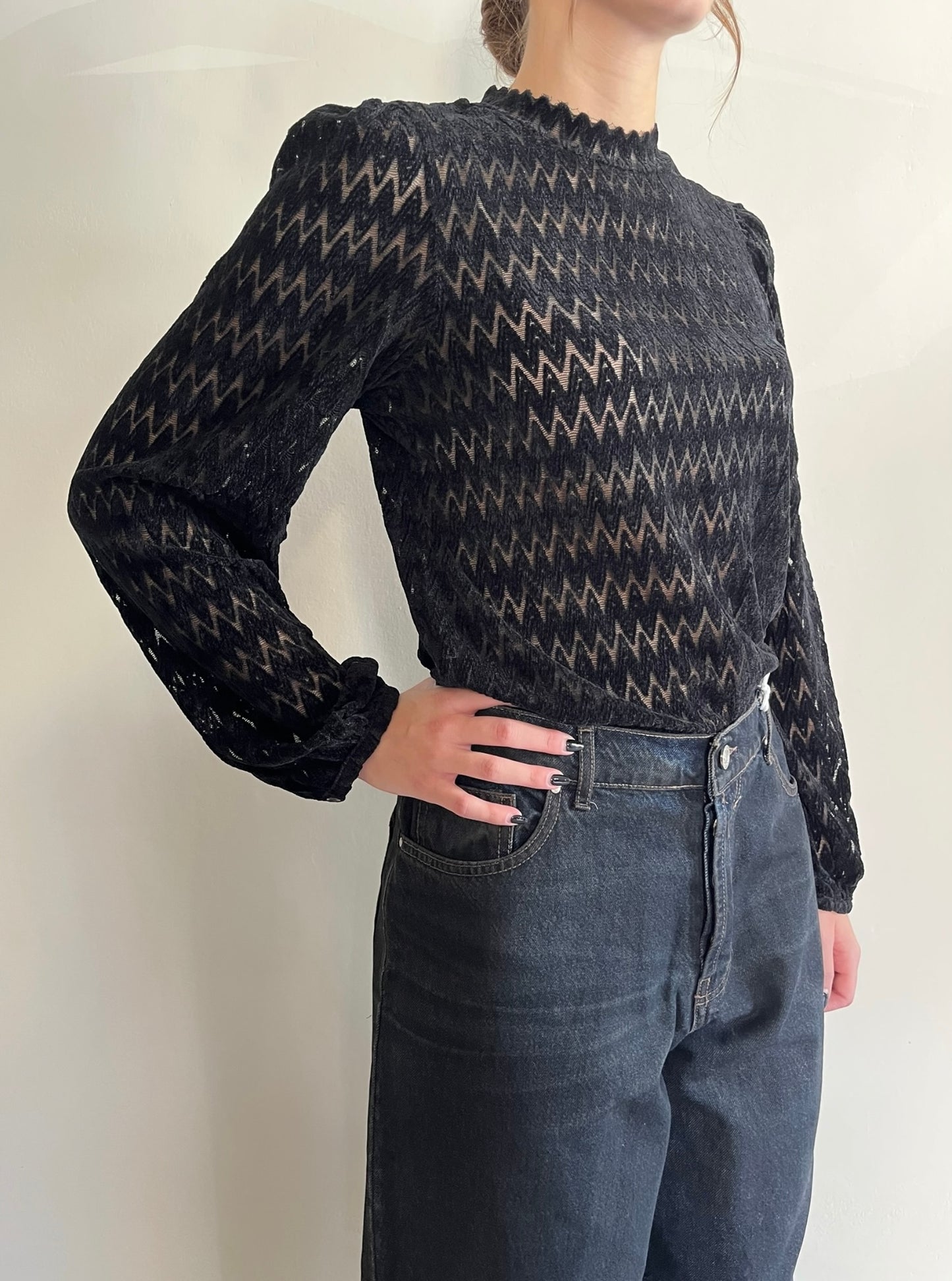 Maglia traforata effetto ciniglia art. SALISSE ARTLOVE