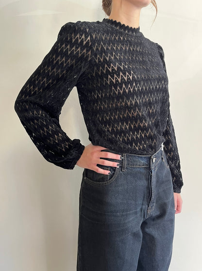 Maglia traforata effetto ciniglia art. SALISSE ARTLOVE