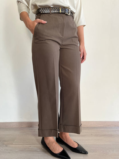 Pantalone con risvolto e cinta art. P212B031A Dixie
