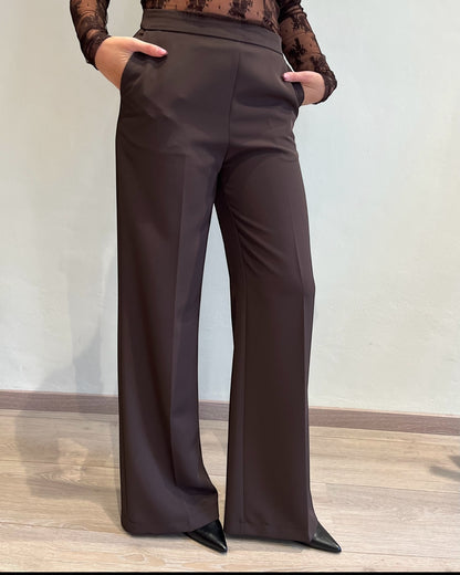 Pantalone palazzo con cerniera posteriore P6C5KSB IMPERIAL