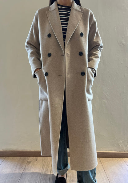 Cappotto lungo doppio petto “HAND MADE” art.TAC0001 VICOLO